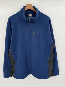 Nike ACG Fleece Jacket Mens Large Blue Therma Fit Zip Pockets Hiking Vintage Y2K - Picture 1 of 5