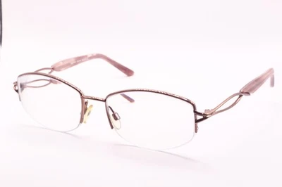 NUEVOS ANTEOJOS SOPHIA LOREN M210 MARRÓN ROSA AUTÉNTICOS MARCOS DE DISEÑO 52-17 Foto 1 de 4