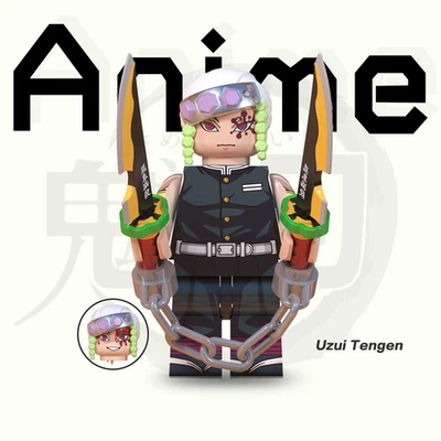 Anime Demon Slayer Tengen Uzui Custom Minifigure 2 inch gift Birthday gift - Image 1 of 2