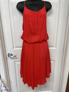 NWT Splendid Coral Red Dress M Retail $138 ❤️ - Picture 1 of 6
