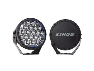 Kings 9" Lethal Driving Lights 1 Lux @ 1,212 M | 16,362 Lumens | IP68 and IP69K - Picture 1 of 12