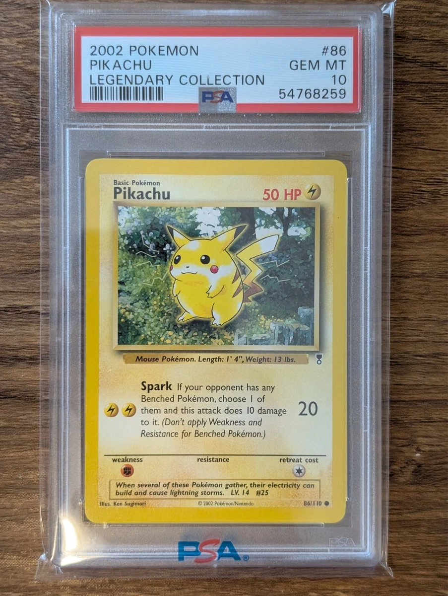 Pokémon TCG PSA 10 Graded Legendary Collection Individual