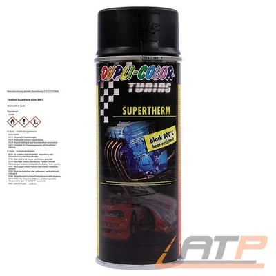 400ml DUPLI COLOR SUPERTHERM SILVER 800°C AUSPUFFLACK MOTORLACK HITZELACK - Bild 1 von 4