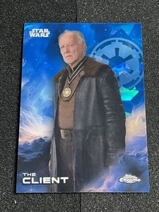 2025 Topps Chrome Sapphire Star Wars #179 The Client - Picture 1 of 2