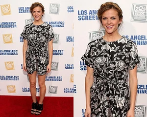 Isabel MARANT schwarz Blumen Promi Rüschen Strampler Kleid Shorts ärmellos 38 6 - Bild 1 von 5