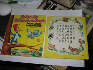 Whitman TELL A TALE Woody Woodpecker UNIFON alphabet Test edition 1954,NM+ - Picture 1 of 2