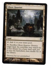MTG 1x GHOST QUARTER ENGLISH x1 innistrad commander magic the gathering card