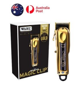 NEW Wahl Professional 5-Star Cordless Magic Clip in Gold Pro Clippers AU PLUG