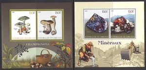 Lollini U58 Mushrooms - Minerals --- 2 Sheets MNH 2015 - Picture 1 of 1