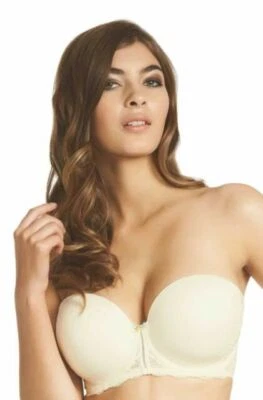 Fauve nuevo sujetador sin tirantes rosa moldeado Chantilly  Foto 1 de 2