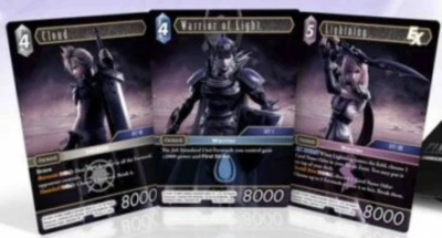 Juego de cartas coleccionables Final Fantasy Dissidia NT Promocional Juego de cartas coleccionables inglés sellado Foto 1 de 3