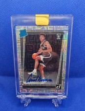 2021-22 Panini Donruss Cameron Thomas Rated Rookie Card RC #203 Choice Mojo Auto