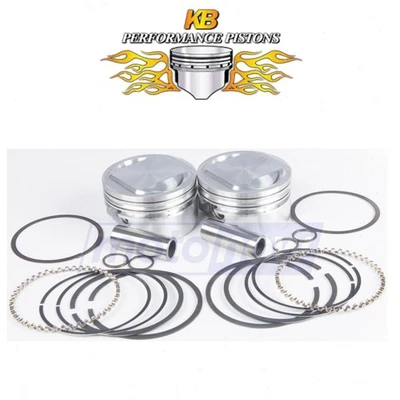KB Cast Piston Set for 1999-2006 Harley Davidson FLHRCI Road King Classic - mb Foto 1 de 4