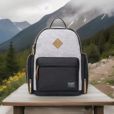 Mochila unisex BB Gear Stonescape bolsa de pañales gris, bebé, niño pequeño (NUEVA) Foto 1 de 4