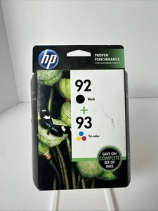 Genuine HP 92 93 Ink Cartridge Combo for HP Printer - SEALED Exp. FEB 2013 - Picture 1 of 2