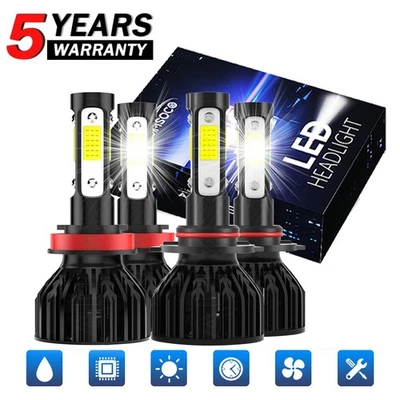 For Dodge RAM 1500 2500 3500 4500 2013 2014 15 LED Headlight Bright Bulbs Hi Low — 第 1/4 张图片
