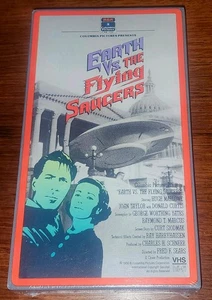 Earth Vs. The Flying Saucers VHS NEW Sealed Watermarks RCA/Columbia Sideloader - Imagen 1 de 6