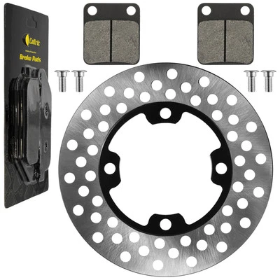 Rotor de disco de freno delantero con pernos para Yamaha Big Bear 400 YFM400FB 4x4 2007-2012 Foto 1 de 4