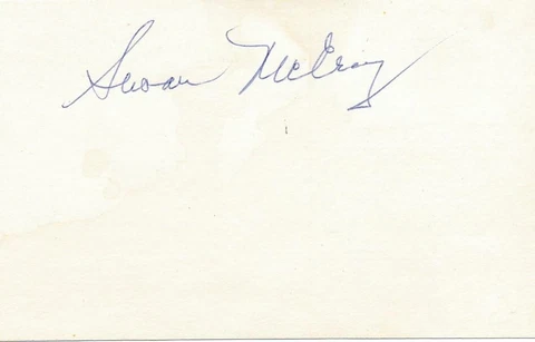 Susan McCray- Signed Card (Producer & Casting Director) Cover