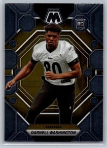 Darnell Washington Silver Prizm Steelers 2023 Panini Mosaic Football - Picture 1 of 2