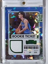 2021 Contenders Josh Giddey #PATCH GREEN ICE Prizm Rookie Ticket RC - Rare