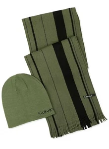 Calvin Klein Men's Beanie & Scarf set Warm Soft Cozy NWT - Picture 1 of 3