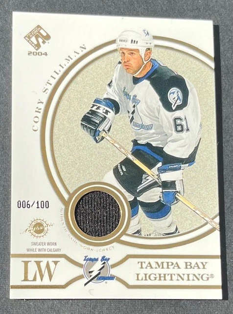 2004-05 Pacific Private Stock Reserve Jersey Cory Stillman /100 Tampa Bay