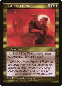 Unfulfilled Desires x1 MTG Mirage Excellent/Near Mint - R285 - 4RCards - Picture 1 of 1