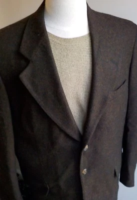 GANT «Блейзер» Birdseye куртка 3 кнопки коричневый средний 42 сделано в США - Изображение 1 из 4