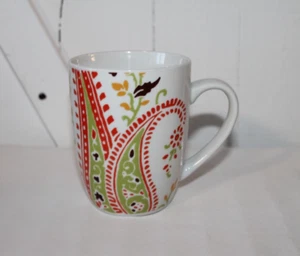 Set Rachael Ray Paisley Pattern! ~ Coffee Mug/Cup 12 oz - Picture 1 of 9