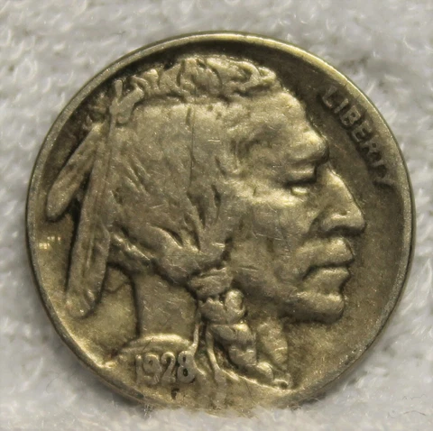 buffalo nickels 1928S full horn Cover