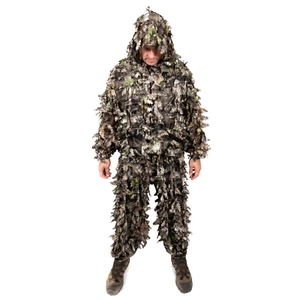 Arcturus 3D Leaf Ghillie Suit (Dark Woodland) - Hunting Jacket & Pants Set - Picture 1 of 10