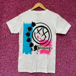 Blink-182 Self-titled Cover Art Smiley Face Pop Punk Tee XS - Picture 1 of 4