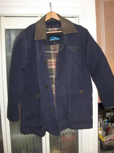 VINTAGE PEAK POWER OHIO COAT SIZE S: ZIP OUT LINING, LEATHER COLLAR - Picture 1 of 11
