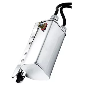 CHROME Deluxe 12 Volt IGNITION COIL 1948 - 1960 Harley 45, Servi-Car, UL, Pan - Picture 1 of 2