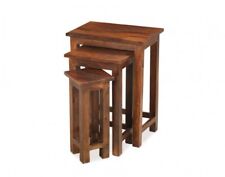 Maharajah Indian Rosewood Thacket Tall Nest of 3 Tables