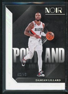 2022-23 DAMIAN LILLARD 40/49 PANINI NOIR ASSOCIATION EDITION
