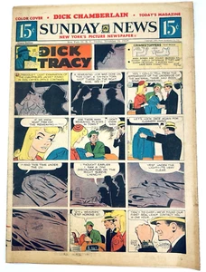 1963 Nov 24 SUNDAY NEWS 10 pg Color Comic Section VG  Dick Tracy - Picture 1 of 6