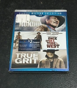 Classic Western Collection Hondo/Once Upon a Time in the West Blu-ray NEW - Foto 1 di 2