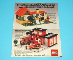 LEGO MAGAZINE ADVERT LEGOLAND TOWN 1980s EPPO BENELUX - Picture 1 of 1