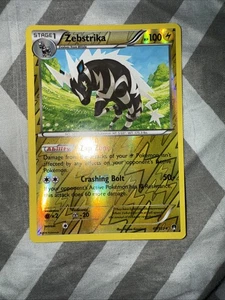 Pokemon Karte Zebstrika Breakpoint Reverse Holo Rare 49/122 Near Mint - Bild 1 von 2