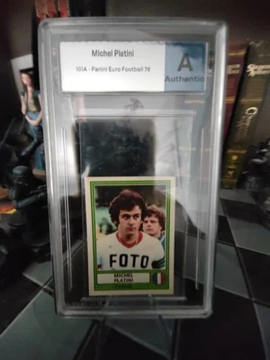 Michel Platini Euro Football 1978 Authentic Mtg Grading A - Photo 1/4