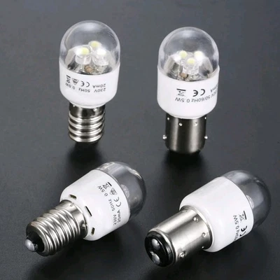 2PCS BA15D E14 Sewing LED Bulbs Sewing Machine Bulb For Singer Juki Pfaff Janome - Image 1 of 4