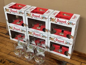 Juego de 6 vasos de cerveza belga Duvel Collection JT Daniels Artist Tulipán nuevo - Imagen 1 de 22