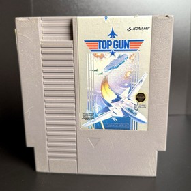 Top Gun (Nintendo Entertainment System, NES, 1987) - Cartridge Only Cleaned
