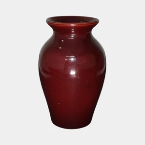 Broadmoor Colorado 1930s Art Pottery Oxblood Red Baluster Vase Jonathan Hunt - Picture 1 of 6