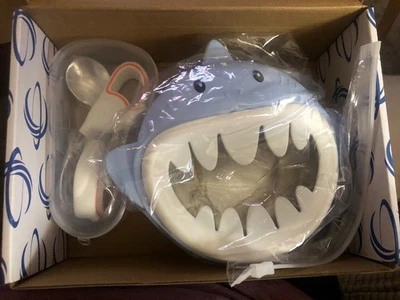 Stainless Steel Shark Small Bowl for Kids Fun Mixing Kitchen Bowl -fork-spoon - Image 1 of 4