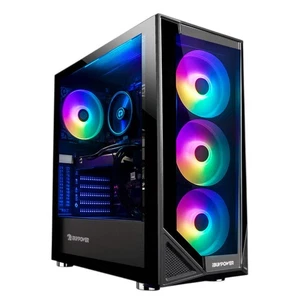 Gaming ARGB PC Desktop Computer i7 16GB RAM 512GB SSD NVIDIA GeForce RTX 3050 - Picture 1 of 16