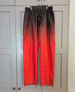 American Stitch Nylon Pants Red Black Ombre Streetwear Men's size XXL Pull On  - Picture 1 of 10