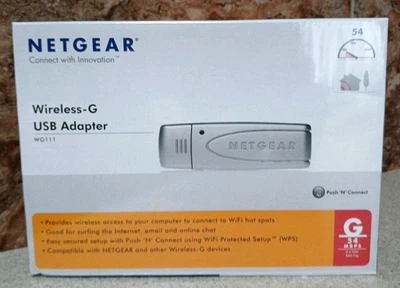 NEW NETGEAR Wireless-G USB Adapter  WG111 - Image 1 of 4